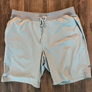 Lululemon T.H.E. Short 9” Linerless XL Light Blue